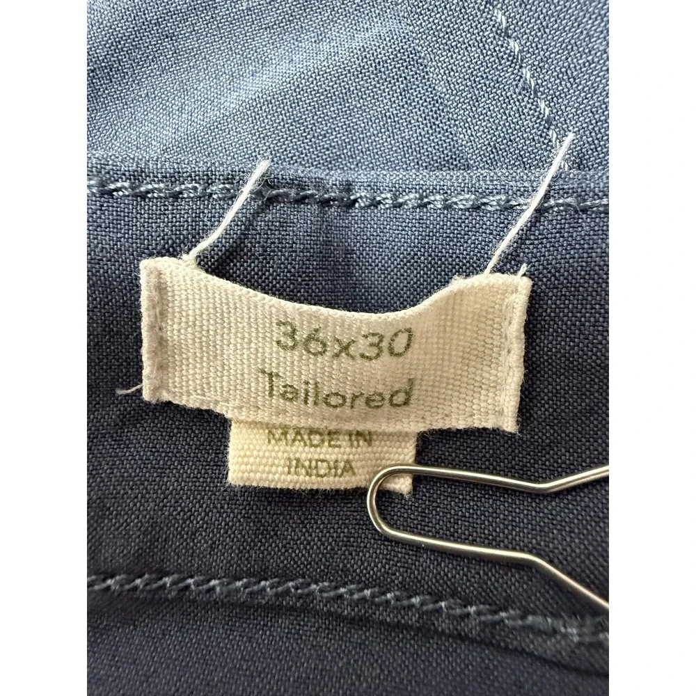Tasc Performance Pants Mens 36x30 Blue Chino Stretch Tailored Slim Casual